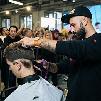 Demonstratcii strizhek na Barber Skill Shou